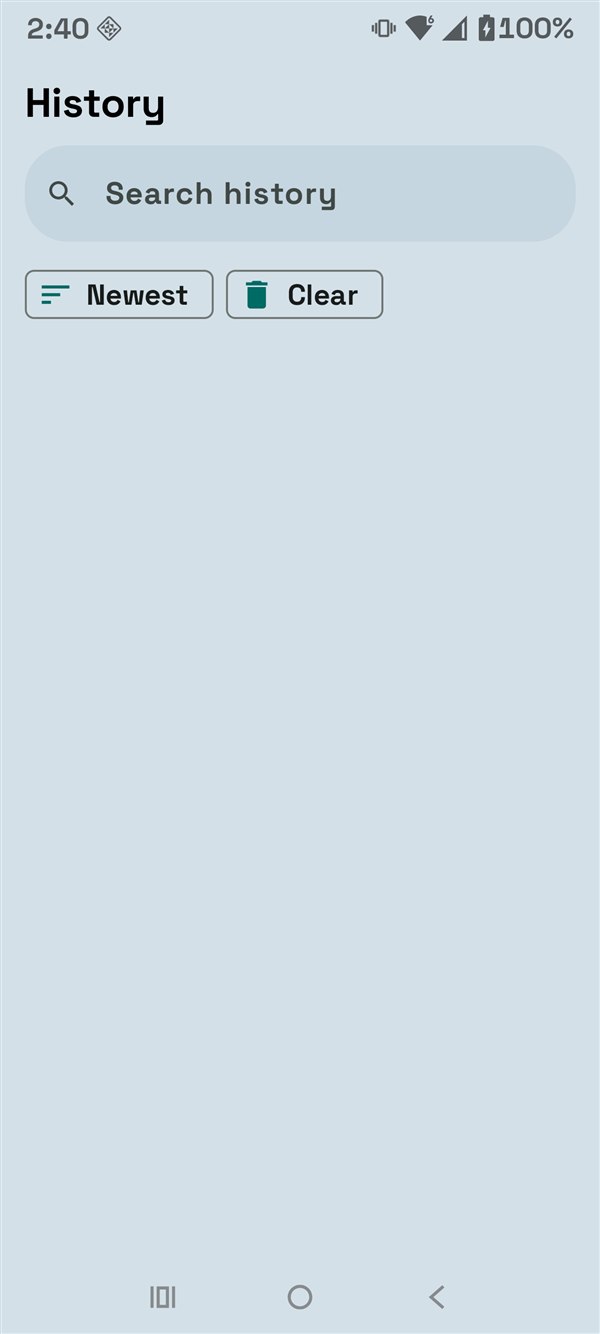 Browsing history