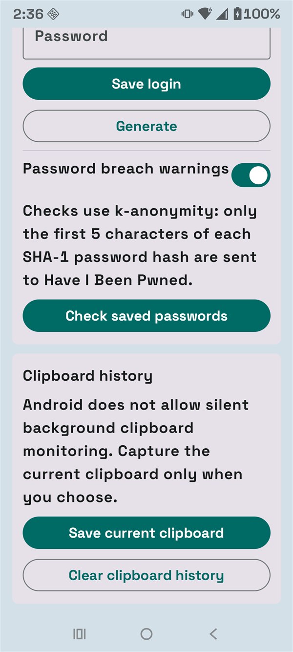 Private clipboard tools